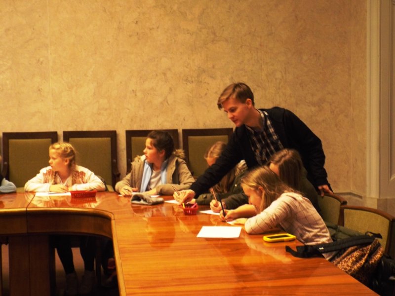 Wycieczka kl 4-6 do PKiN w Warszawie